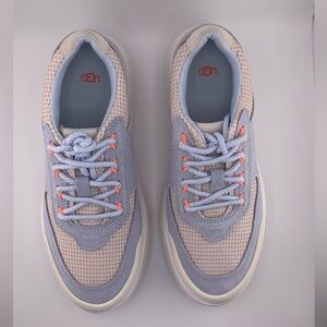 New UGG Women's Marin Mega Lace Seaflow Blue Platform Shoes 7.5